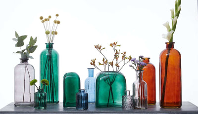 Enchant Your Space with Emerald Green Elegance: Discover Our Green Glass Vase Collection