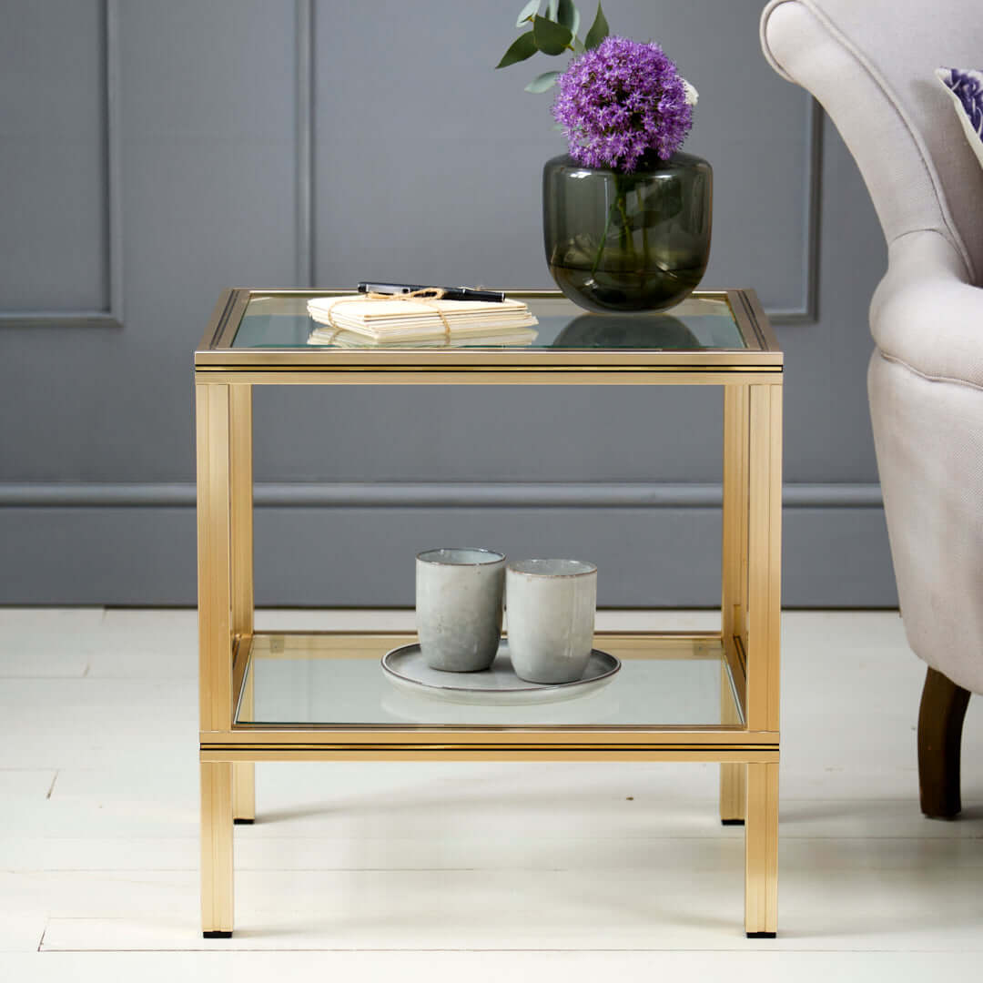 Pierre Vandel Glass Top Table - Classic French Design – LIVE LAUGH
