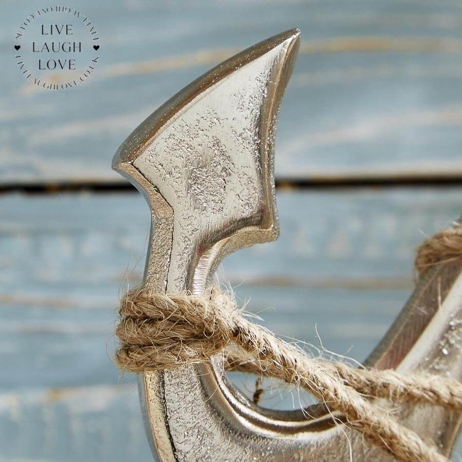 Anchor On Wooden Base - LIVE LAUGH LOVE LIMITED