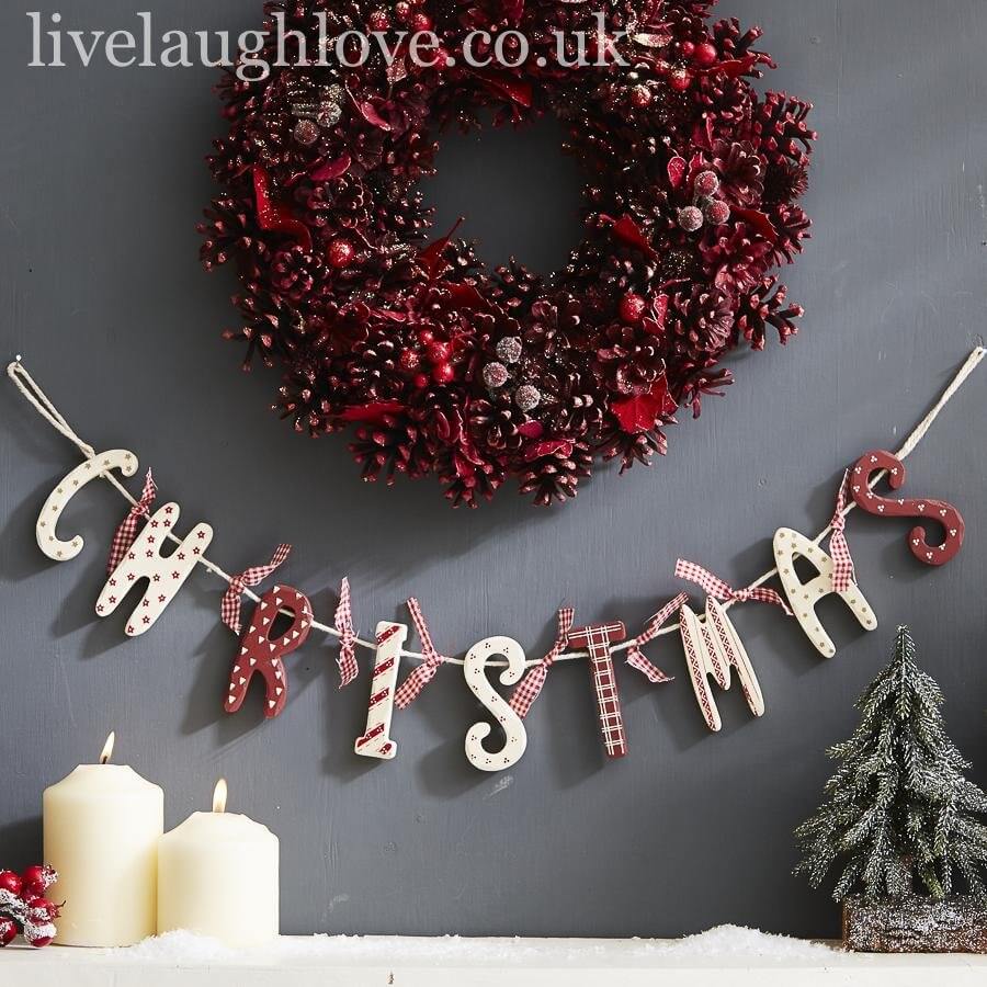 Christmas Garland Live Laugh Love LIVE LAUGH LOVE LIMITED