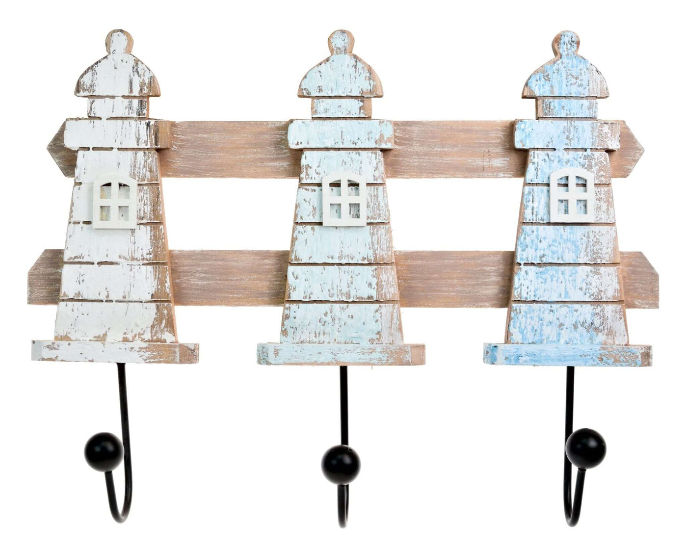 Distressed Nautical Lighthouse Wall Hooks - LIVE LAUGH LOVE LIMITED