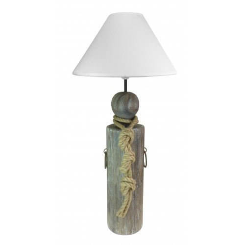 Docking Post with Fisherman's Rope Lamp - LIVE LAUGH LOVE LIMITED