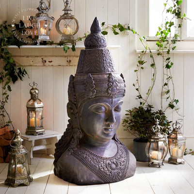 Giant Buddha Head Garden Ornament - LIVE LAUGH LOVE LIMITED
