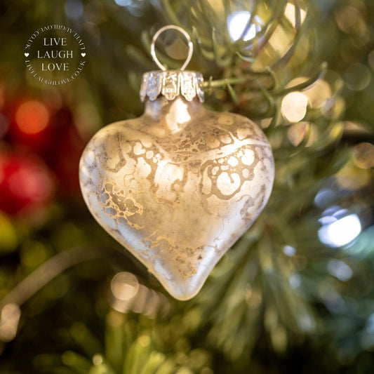 Hanging Heart Bauble Sets - LIVE LAUGH LOVE LIMITED