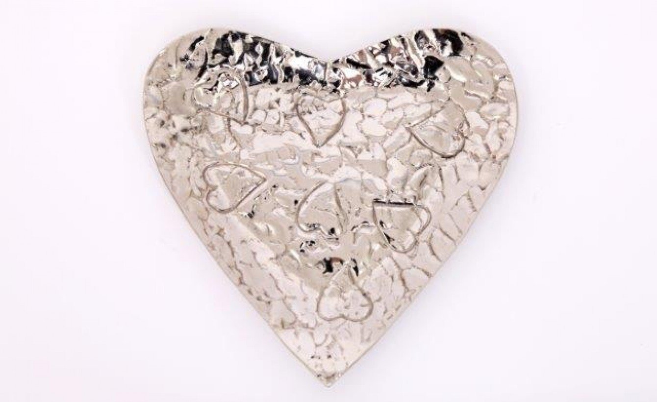 Heart Bowl With Embossing - LIVE LAUGH LOVE LIMITED