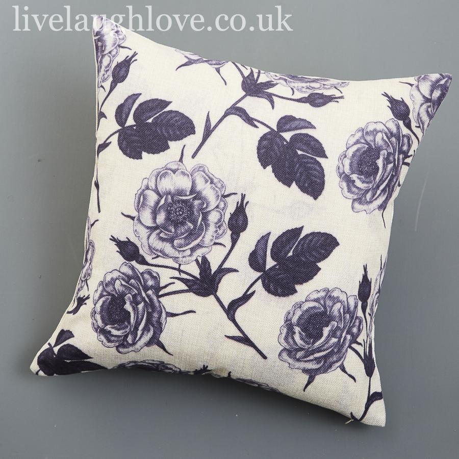 Natural Fibre Dyed Rose Cushion Cover - 45cm - LIVE LAUGH LOVE LIMITED