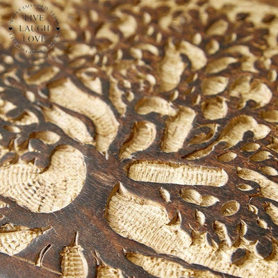 Tree Of Life Wooden Keepsake Box - LIVE LAUGH LOVE LIMITED