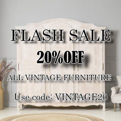Vintage furniture sale 20% off