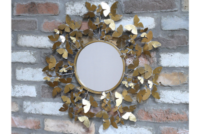 Rustic Metal Butterfly Mirror