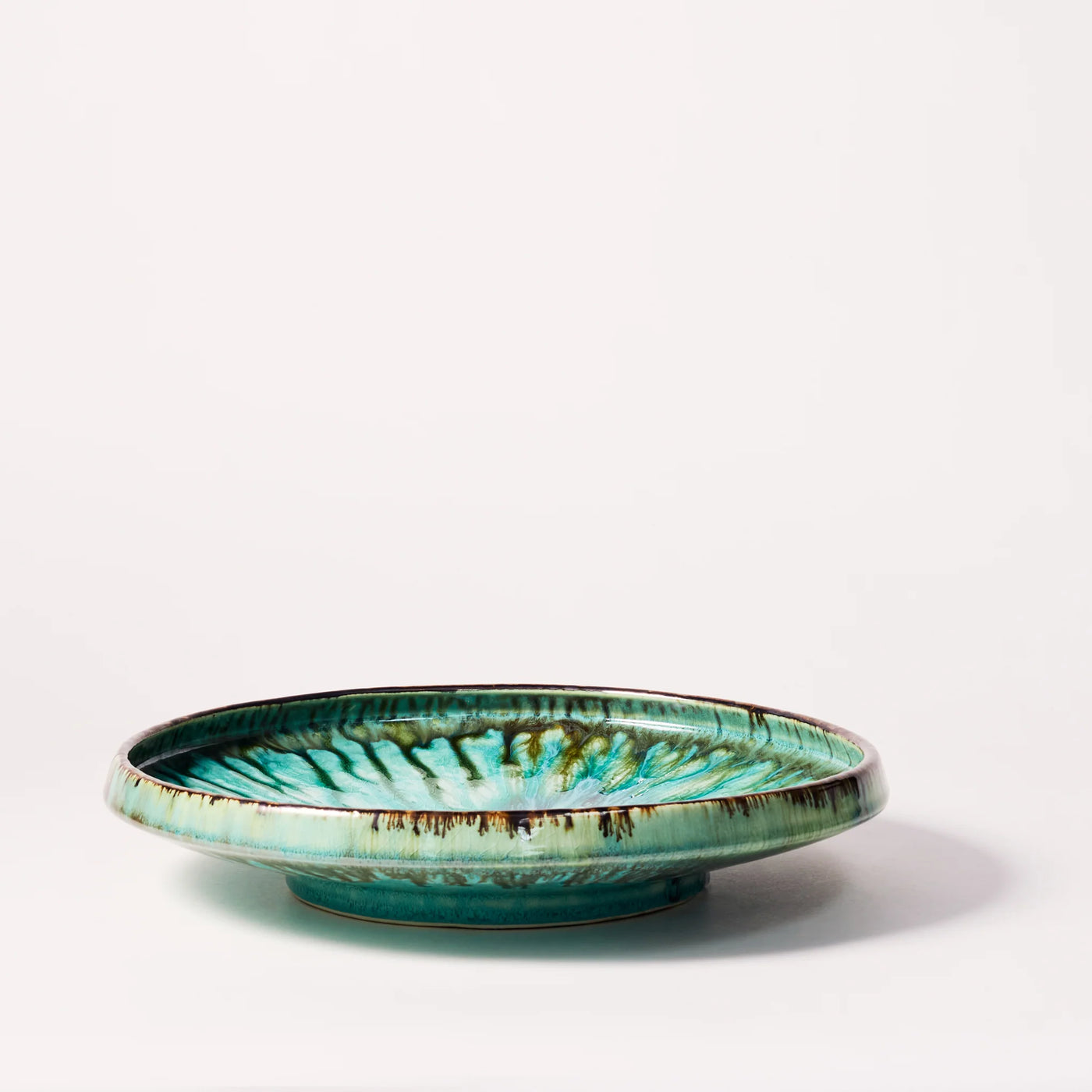 Handcrafted Ceramic Art Plates –  Unique Coastal Design