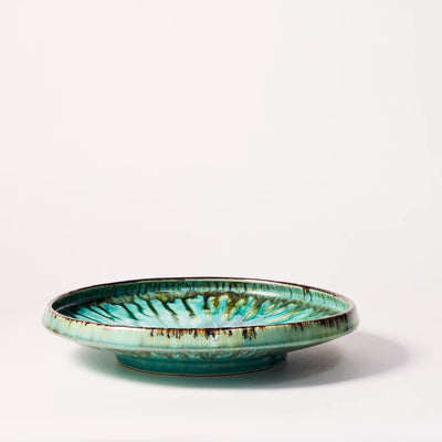Handcrafted Ceramic Art Plates –  Unique Coastal Design
