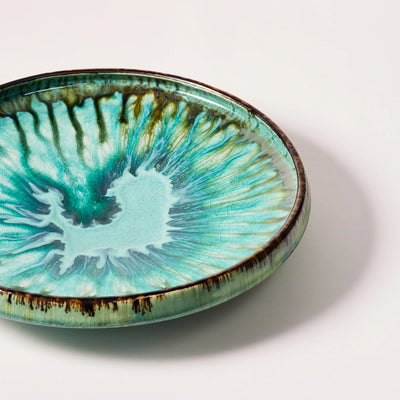 Handcrafted Ceramic Art Plates –  Unique Coastal Design