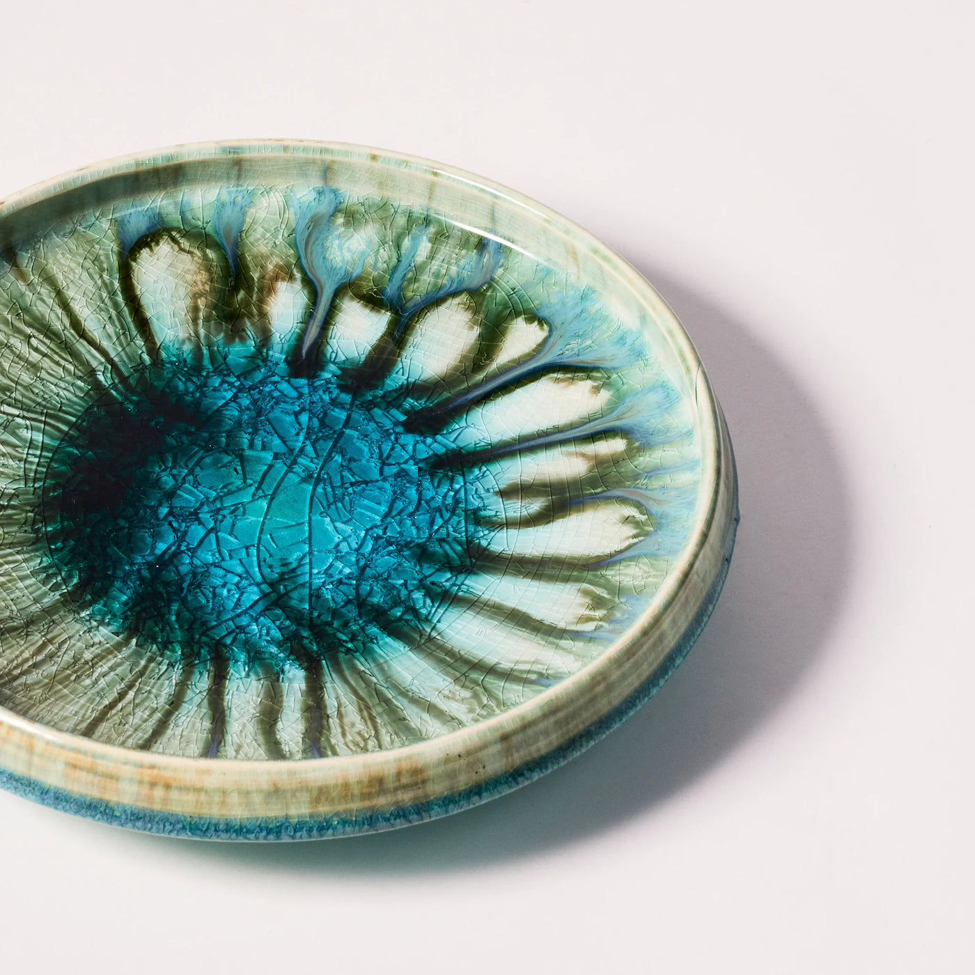 Handcrafted Ceramic Art Plates –  Unique Coastal Design