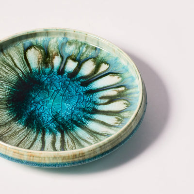 Handcrafted Ceramic Art Plates –  Unique Coastal Design