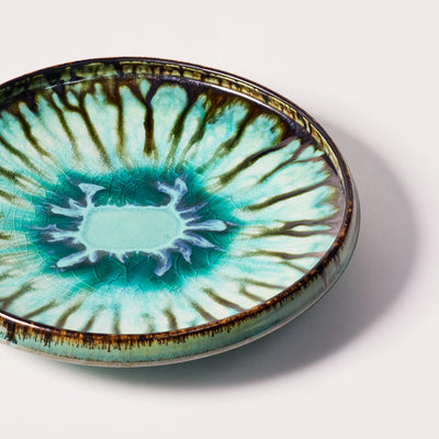 Handcrafted Ceramic Art Plates –  Unique Coastal Design