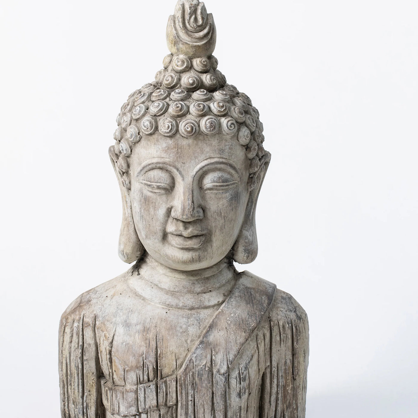 Elegant Buddha Bust Statue – Serene Home Decor Accent