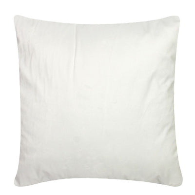 Seashell & Starfish Cushion – Nautical White Pillow with Marine Motif