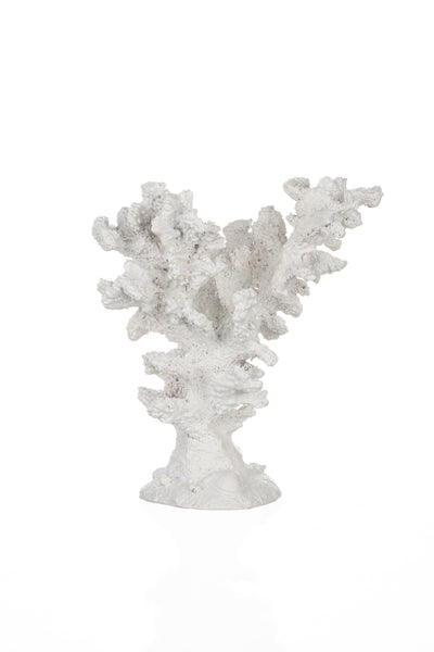 White Decorative Coral Ornament – Nautical Decor