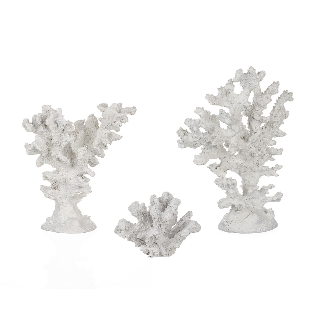 White Decorative Coral Ornament – Nautical Decor