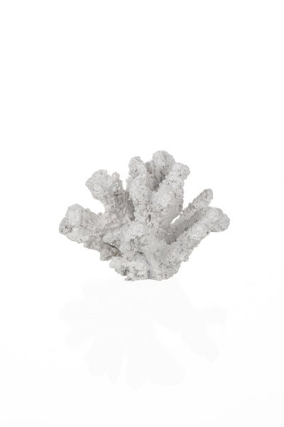 White Decorative Coral Ornament – Nautical Decor