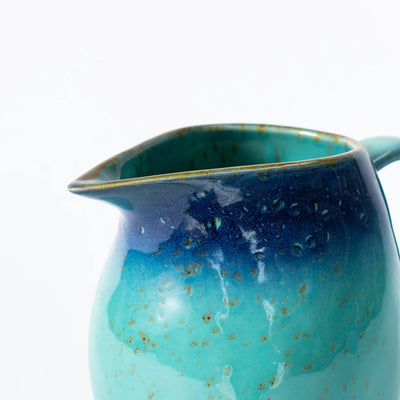 Turquoise Ceramic Jugs – Coastal-Inspired Serveware