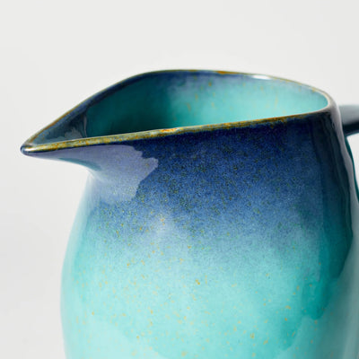 Turquoise Ceramic Jugs – Coastal-Inspired Serveware