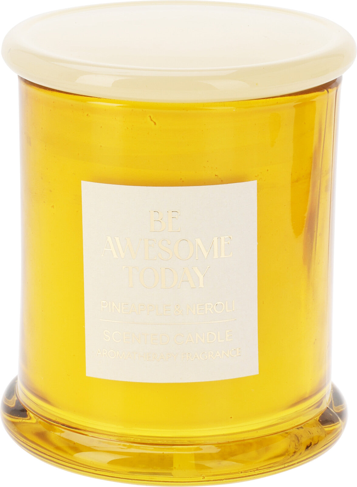 Scented Glass Jar Candle with Lid – Available in 4 Scents