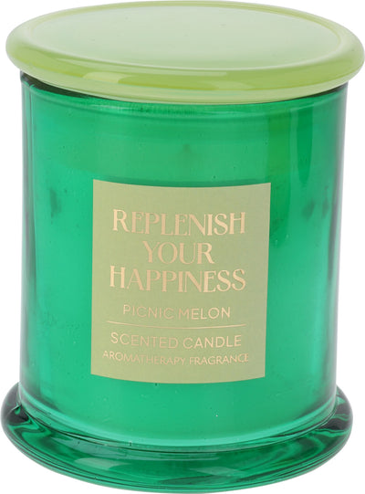 Scented Glass Jar Candle with Lid – Available in 4 Scents