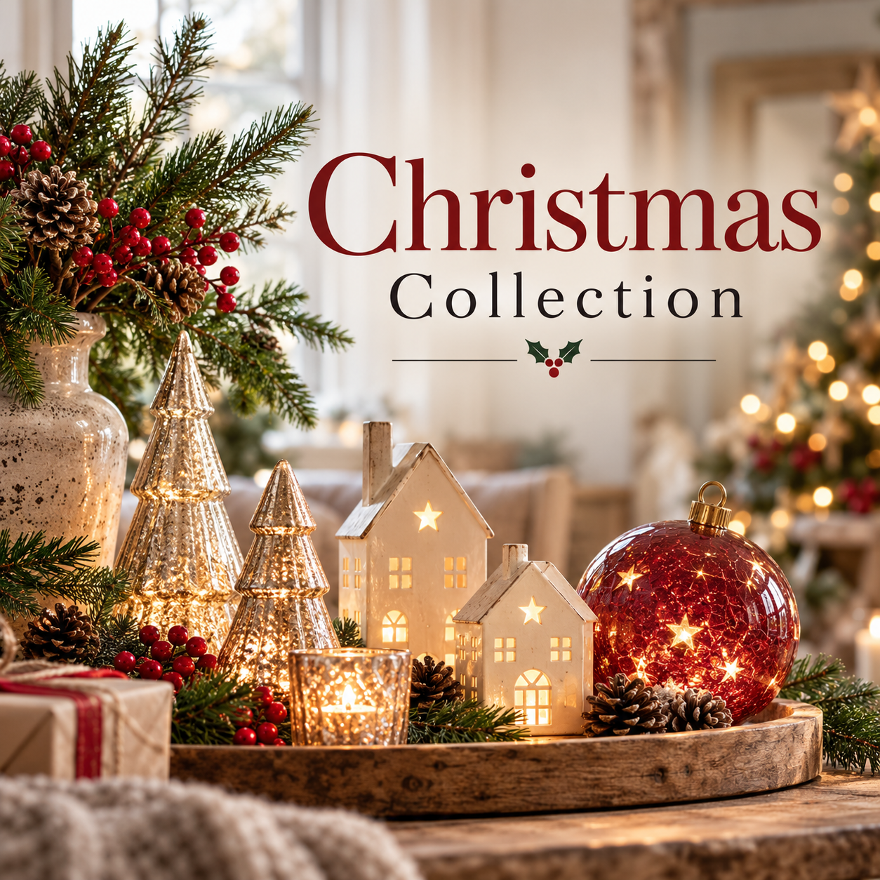 Christmas decorations and gifts