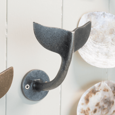Metal Whale Tail Wall Hook