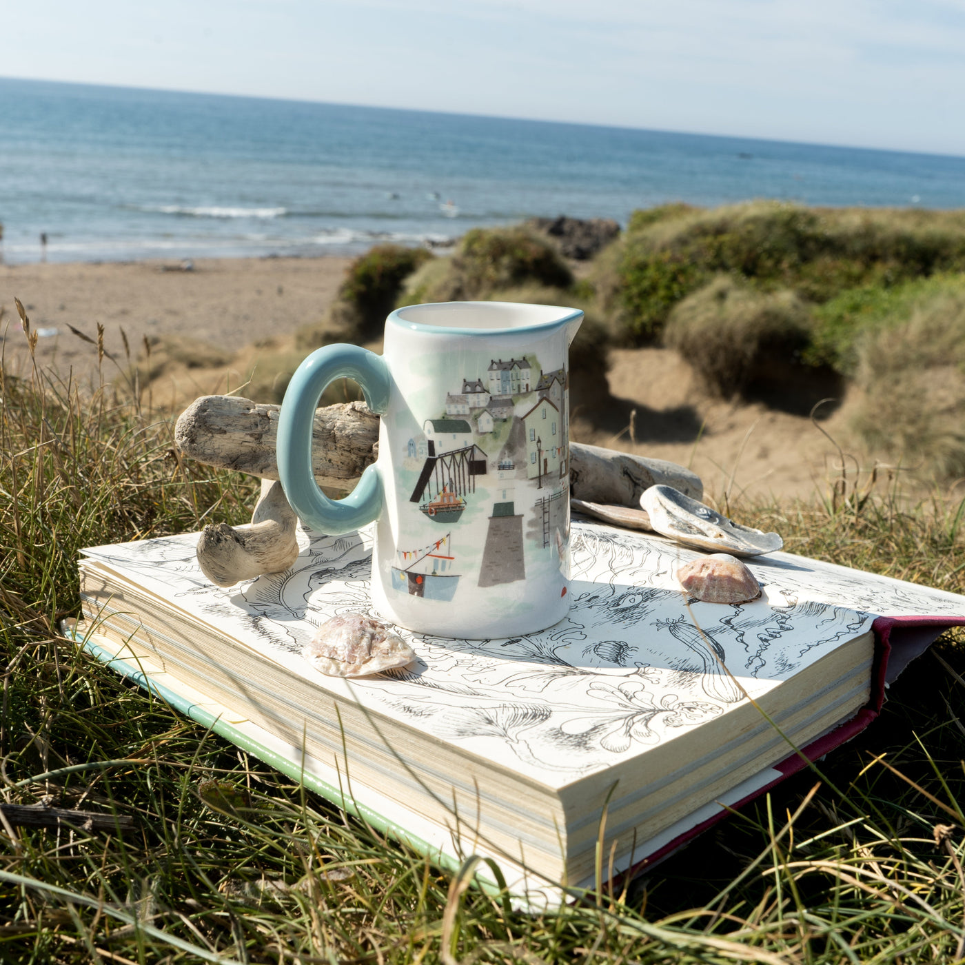 Nautical Harbourside Mini Jug – Gift Boxed Coastal Design