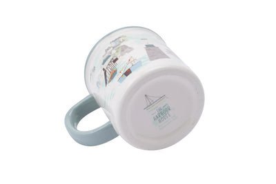 Nautical Harbour Scene Ceramic Mug – Maritime Coastal Design