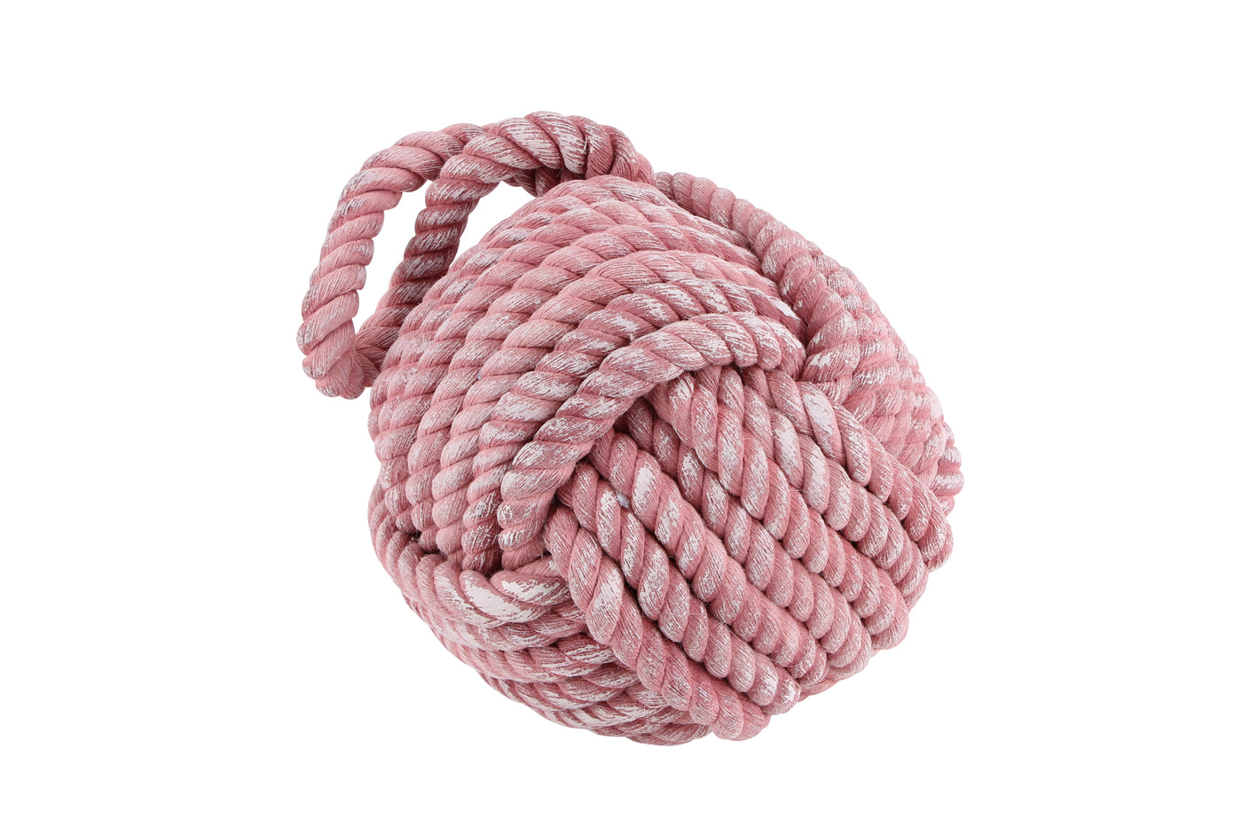 Nautical Pink Rope Knot Door Stop – Maritime Coastal Design