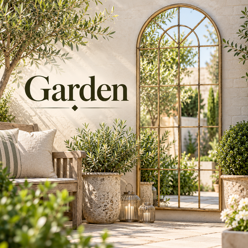 Shabby chic garden decor