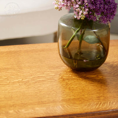 Vintage French Oak Painted Coffee Table