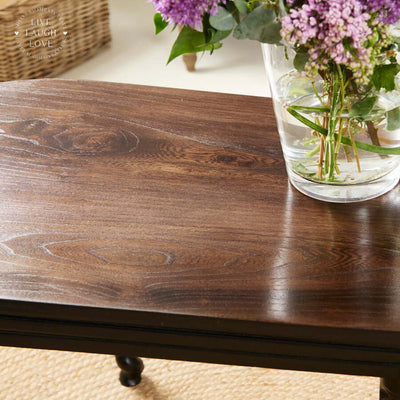 French 1930's Oak Barley Twist Coffee Table