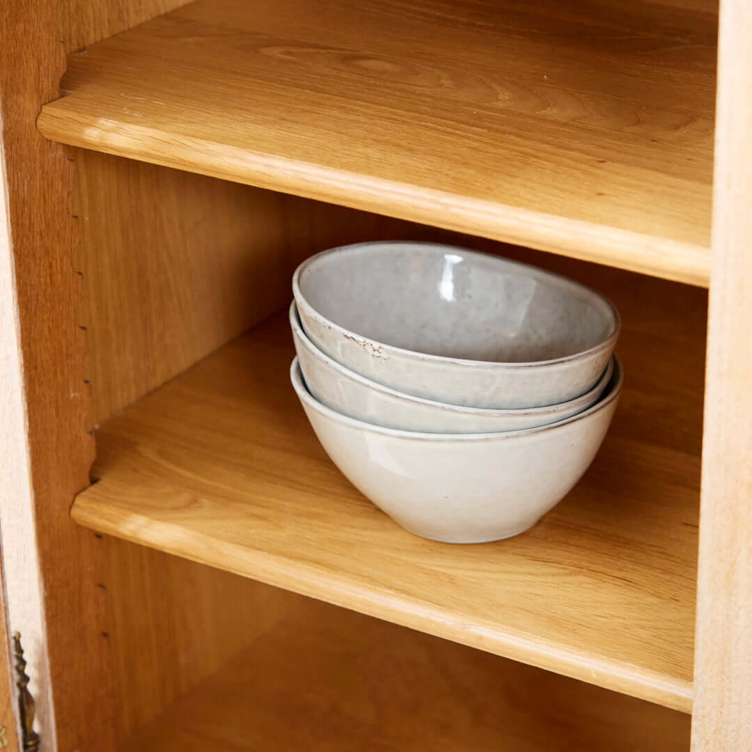 French Oak Whitewash Cupboard with Drawer