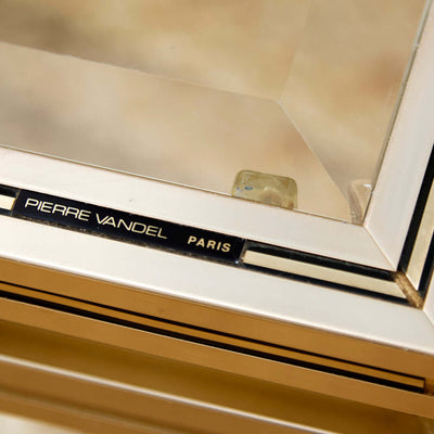 Pierre Vandel Designer Glass Top Coffee Table