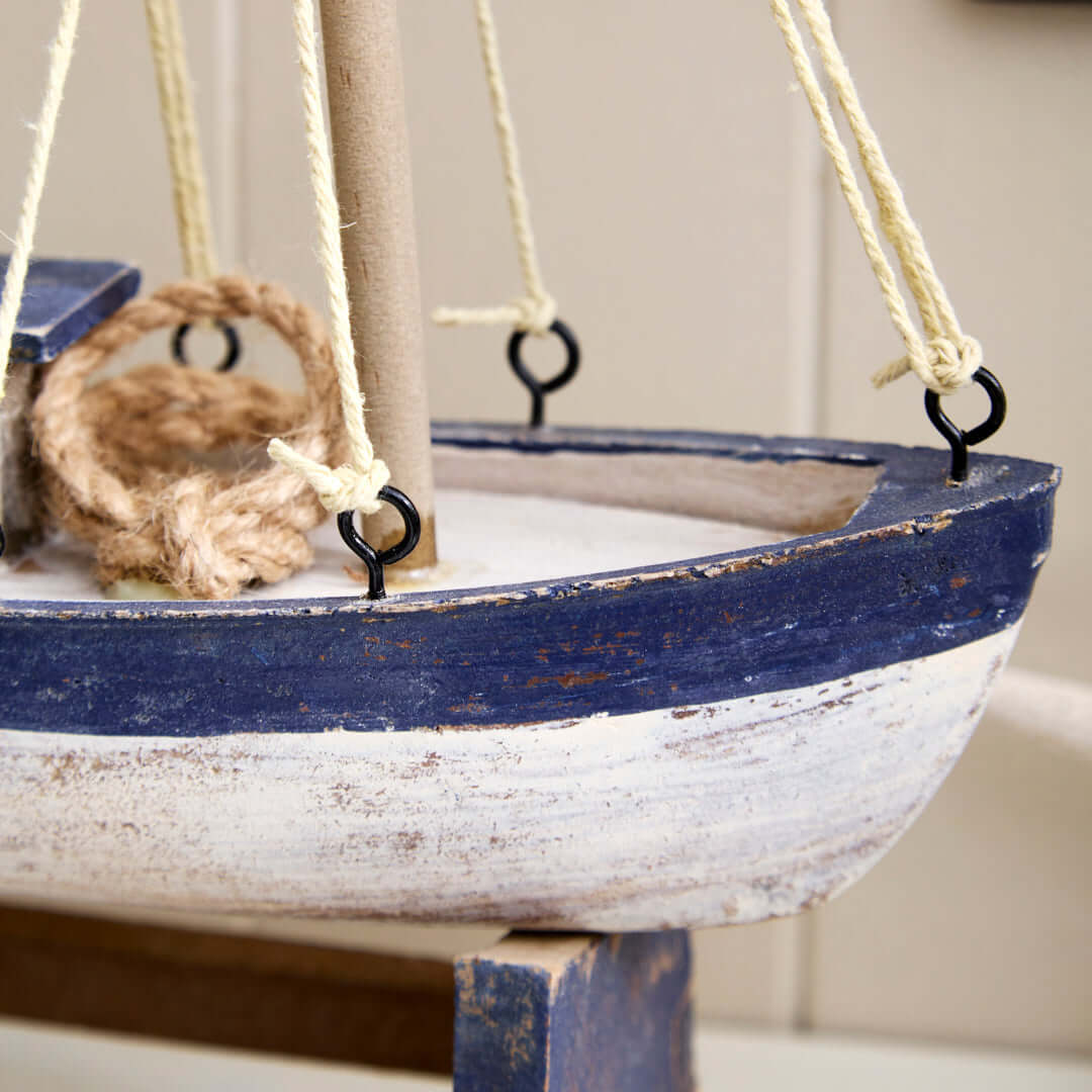 Nautical Wooden Trawler with Maritime Garnish