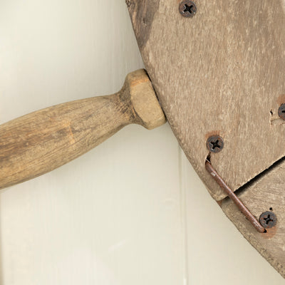 Large Nautical Rustic Ships Wheel Mirror