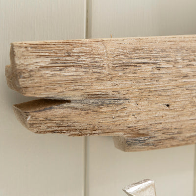 Rustic Nautical Driftwood Framed Mirror