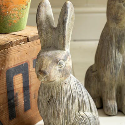 Concrete Hare Sculptures – Perfect Garden Companions