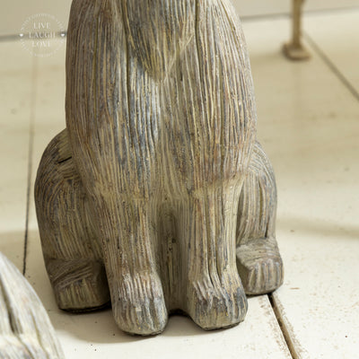 Concrete Hare Sculptures – Perfect Garden Companions