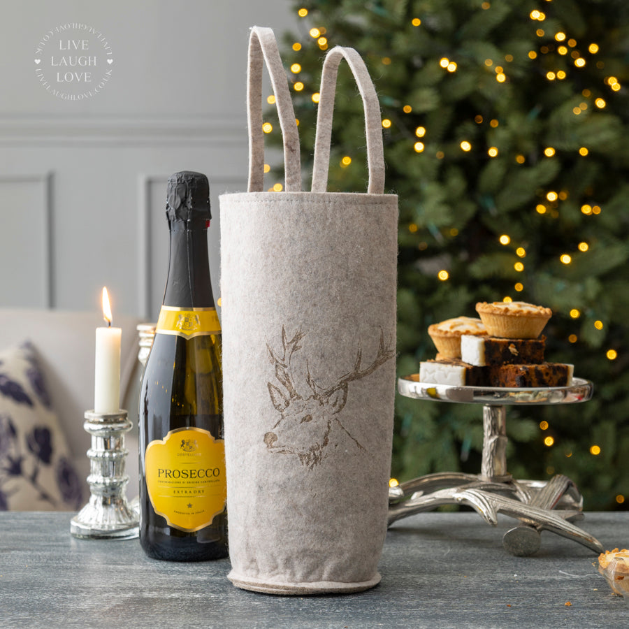 Wine bottle gift bag sale