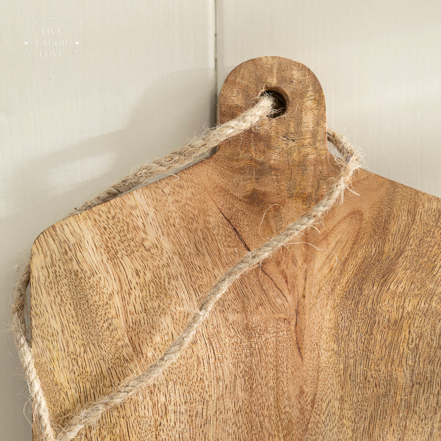 Natural Wood Cheese Board with Octopus Design