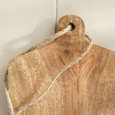 Natural Wood Cheese Board with Octopus Design