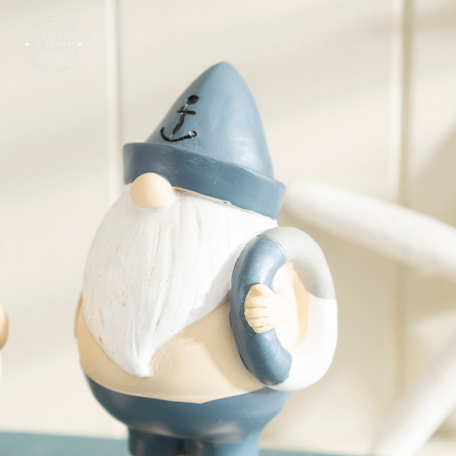 Nautical Gnome Figurines in Swimwear Set of 2