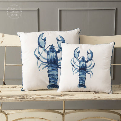 Nautical Coastal Cushion with Pad – Octopus, Lobster & Crab Designs