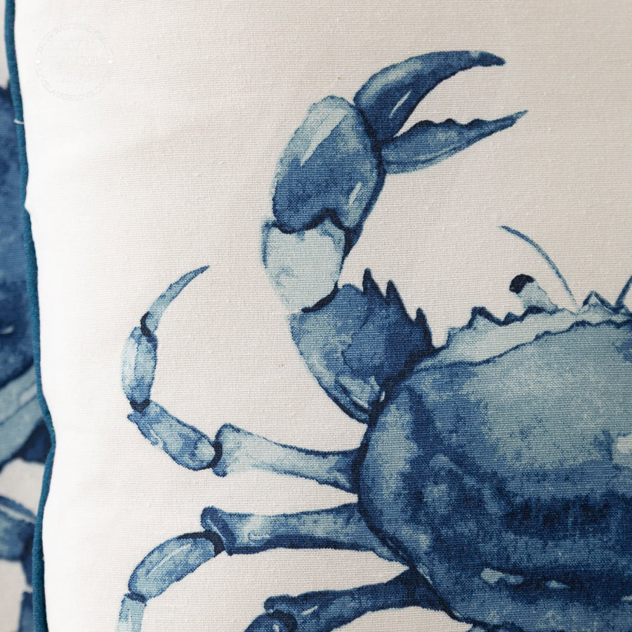 Nautical Coastal Cushion with Pad – Octopus, Lobster & Crab Designs