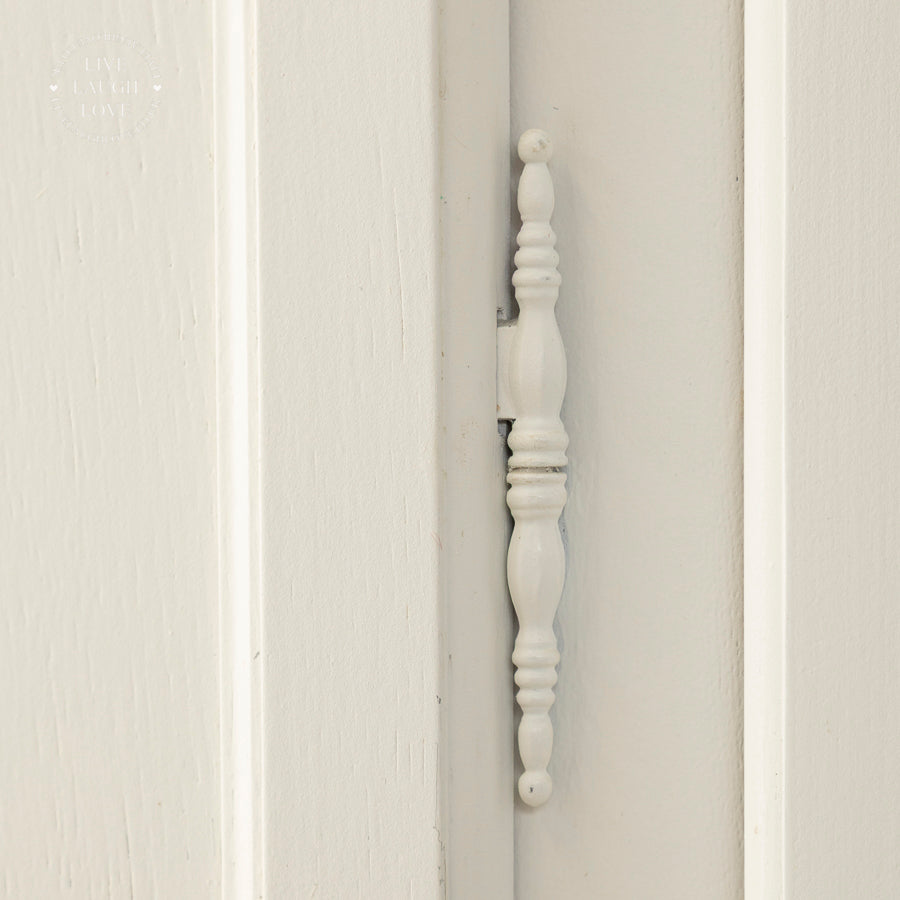 Vintage French Oak Triple Wardrobe - Elegant Shabby Chic Storage